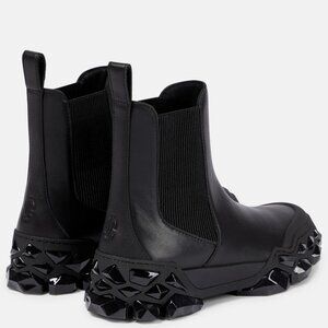 Jimmy Choo Diamond x Chelsea leather boots